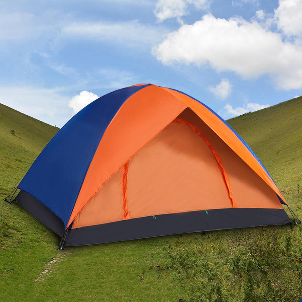 Cheap Goat Tents Rain proof Double layer Color matching Tent Outdoor Equipment Mountain Camping Supplies Equipment Mountain Camping Supplies Tents 